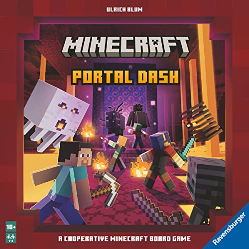 Ravensburger Familienspiel Minecraft Portal Dash, Gesellschaftsspiel für Kinder und Erwachsene, für 2-4 Spieler - Image 3