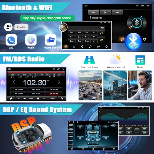 Radio para auto con pantalla táctil 9.7 pulgadas miniatura 5