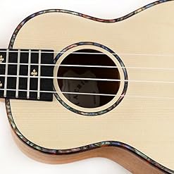 PISTACHIO Ukulele Soprano Professionnel Epicéa Acajou 21 pouces Guitare Quatre Cordes Avec Accordeur Sangle Cordes et… - Les Beatles, Paul McCartney, John Lennon, RIngo Starr, George Harrison PISTACHIO Ukulele Soprano Professionnel Epicéa Acajou 21 pouces Guitare Quatre Cordes Avec Accordeur Sangle Cordes et… – Image 6