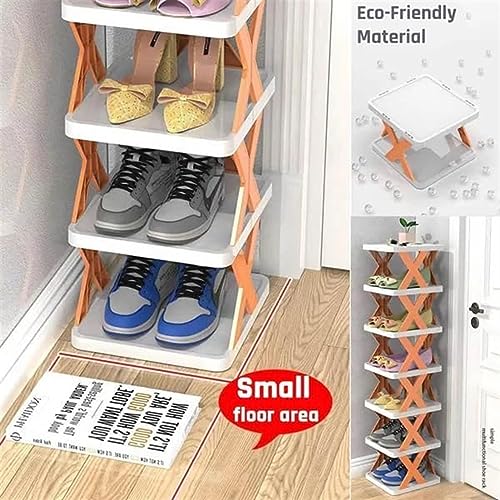 Étagère à chaussures pliable multicouche : meuble de rangement vertical