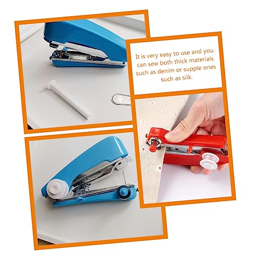 HOODANCOS 4 Stuks Reparatie Machine Draagbare Herstelmachine Naaimachine Voor Gereedschap Steek Naaimachine Reis Naaimachine Naaibenodigdheden Mini-naaimachine Klein Reizen Metaal Naaidoosje - Image 4