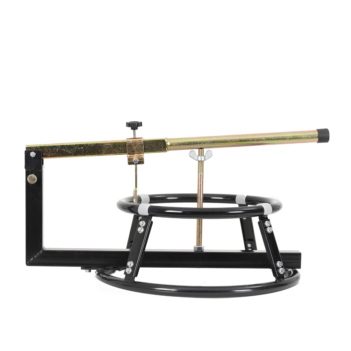 Smontagomme Moto Compatto 16-21 Pollici con Leva da 74 Cm, Smontagomme Manuale in Acciaio con Protezioni Cerchi per Auto, Moto Ed E-Bike in Garage