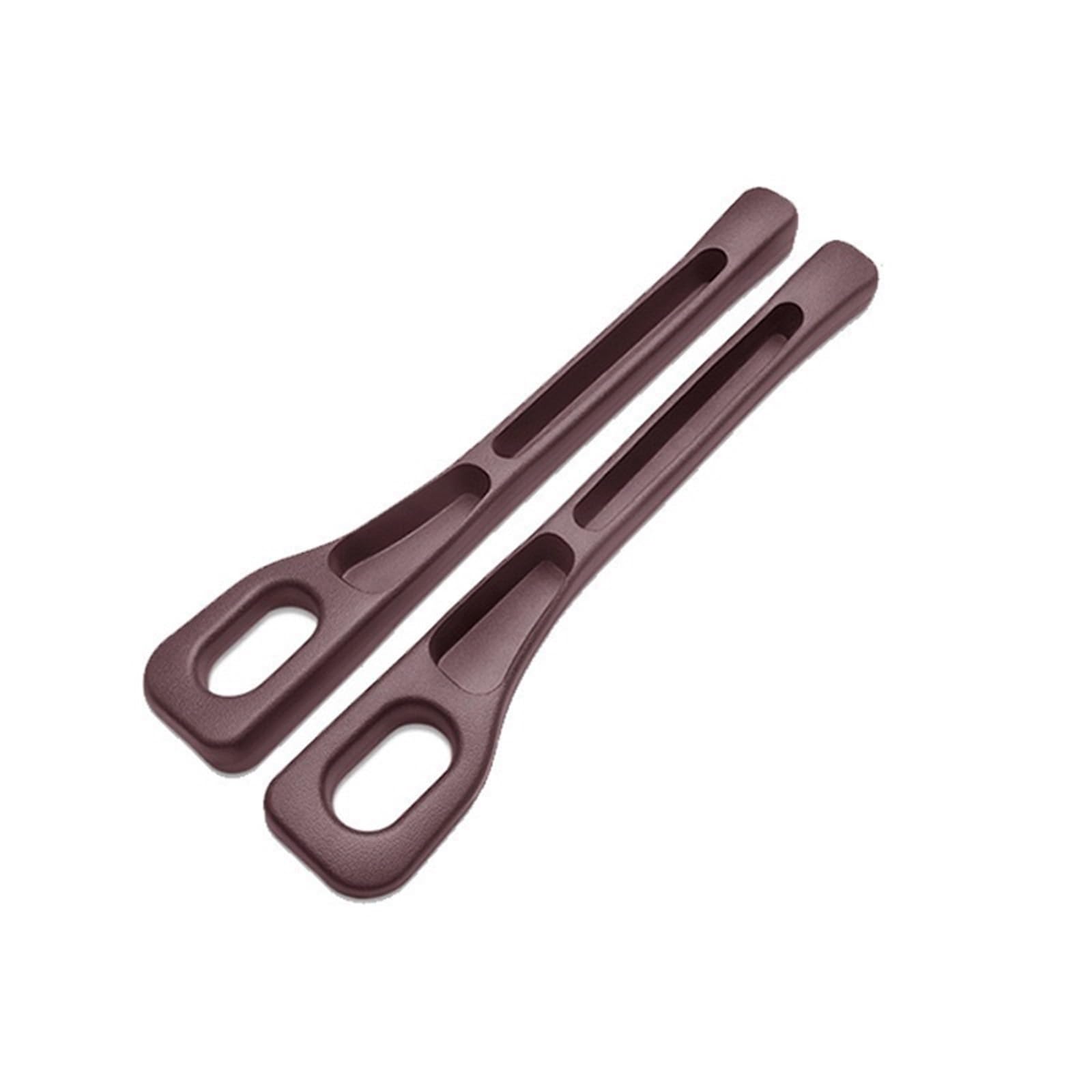 DASJKDI 2Pcs Car Seat Gap Filler Organizer PU Waterproof Universal Anti-leak Stopper Strip Storage for car(Brown 1 Couple)