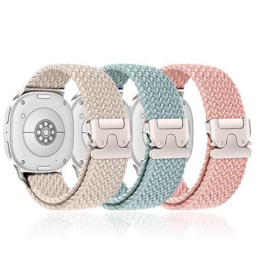 Bracelet extensible Samsung Watch 8 anti-irritation en nylon tressé