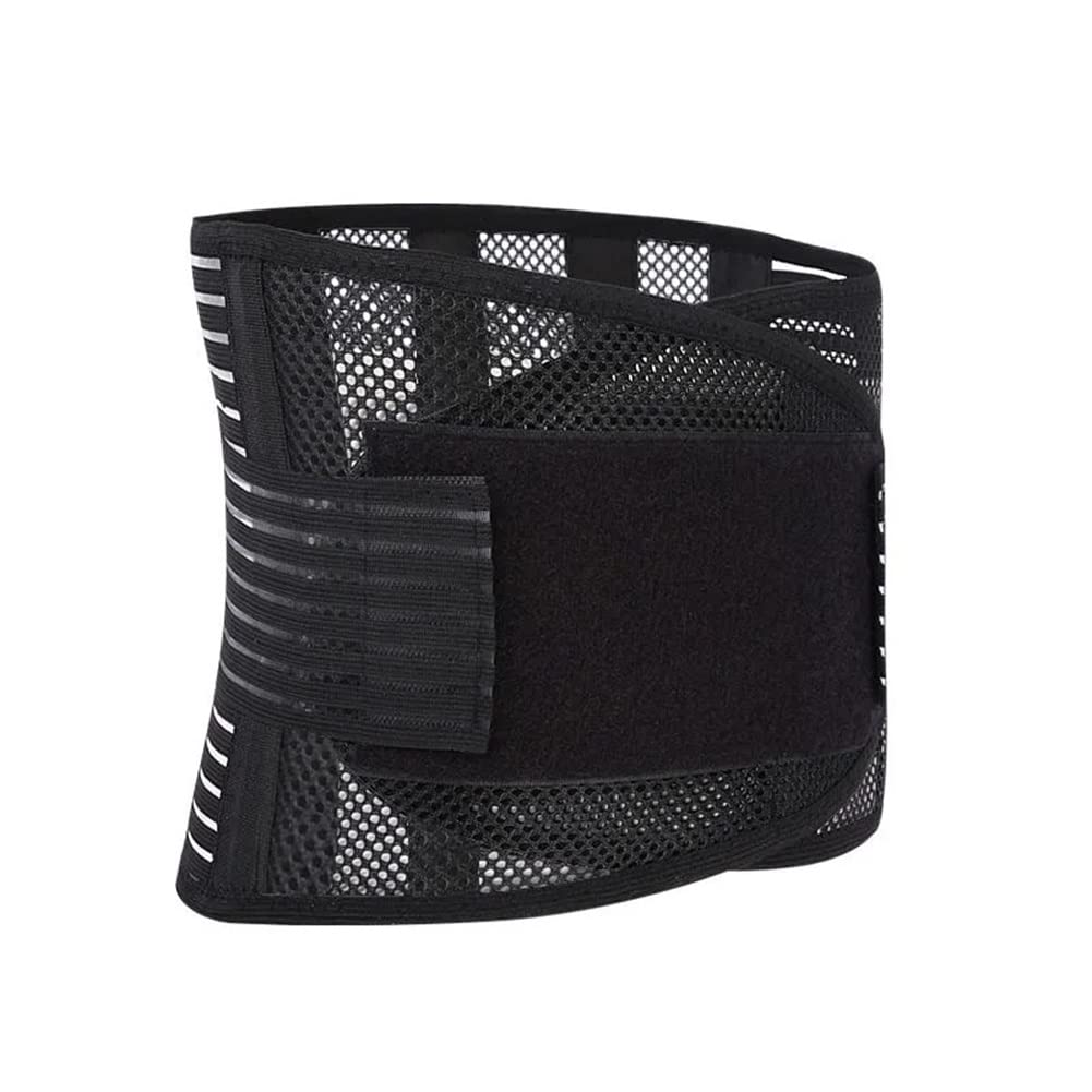 Protection Lombaire, Maille Respirante avec Baleines réglables Le Travail d'été la(Black,XL/X-Large)