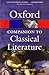 Produktbild The Oxford Companion to Classical Literature (Oxford Paperback Reference)