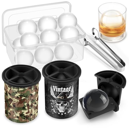 Clear Ice Cube Maker 2 Pack – Large 2.5" Stainless Steel Ice Molds