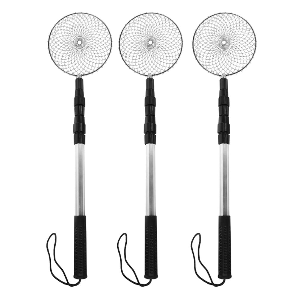 Milisten 3sets Retractable Beach Sifter Tool Sand Shovels for Shell Collecting Sifting Rake for Outdoor Fun and Treasure Hunting Beach