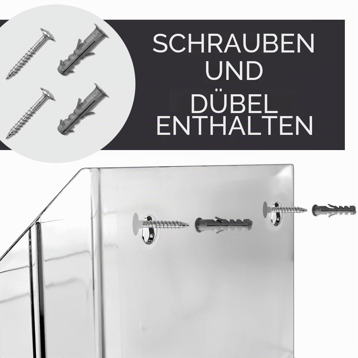 Acrimet Vertikaler Dreifach Ablageordner Organizer, Aktenablage (Kunststoff) (Transparent Farbe)