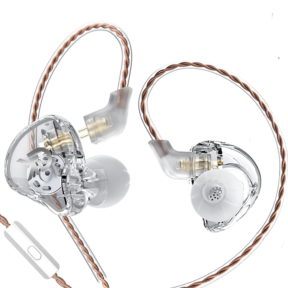 erjigoEarphone, GK-GST Noise Cancelling, HiFi Music Sports, Earbuds Hybrid Technology Drive Earphone, Ergonomic Comfort-Fit Earbuds Wired with Microphone