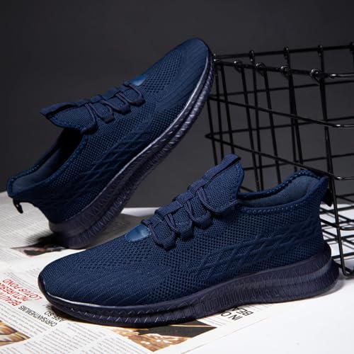 Image of Mens Walking Shoes Tennis Slip on Sneakers Running Jogging Athletic Gym Ultra Lightweight Breathable Comfortable Non Slip Fashion