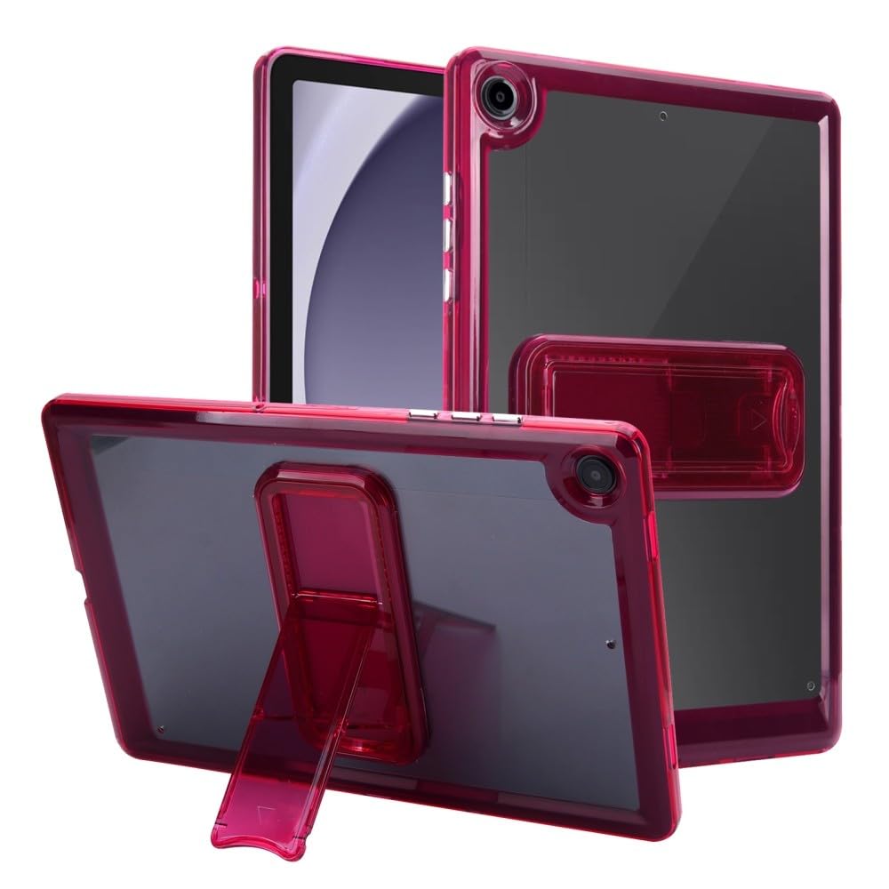 Coque Samsung Galaxy Tab A9 Plus antichoc silicone rigide rouge vin - 8