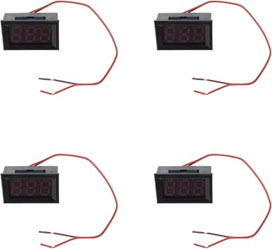 AC 50-500V Digital LED Display Voltmeter Panel AC 220 380V Voltmeter Tester Gauge Power Cable Meter Digital LED Display