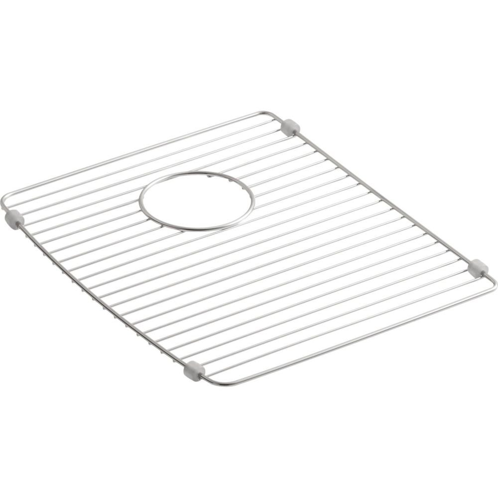 Support pour lavabo Deerfield Kohler 6122-ST évite les rayures en acier inoxydable