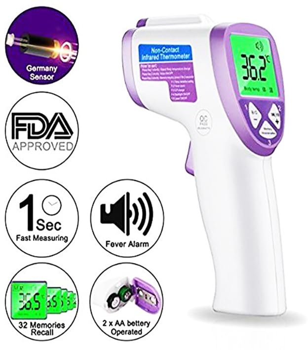 YI-400 Digital Non Contact Infrared Forehead Thermal Scanner Fever Check Machine for Kids Adults Thermometer 4