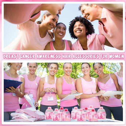 Set de 36 Pinzas Rosa Conciencia Cáncer de Mama miniatura 6