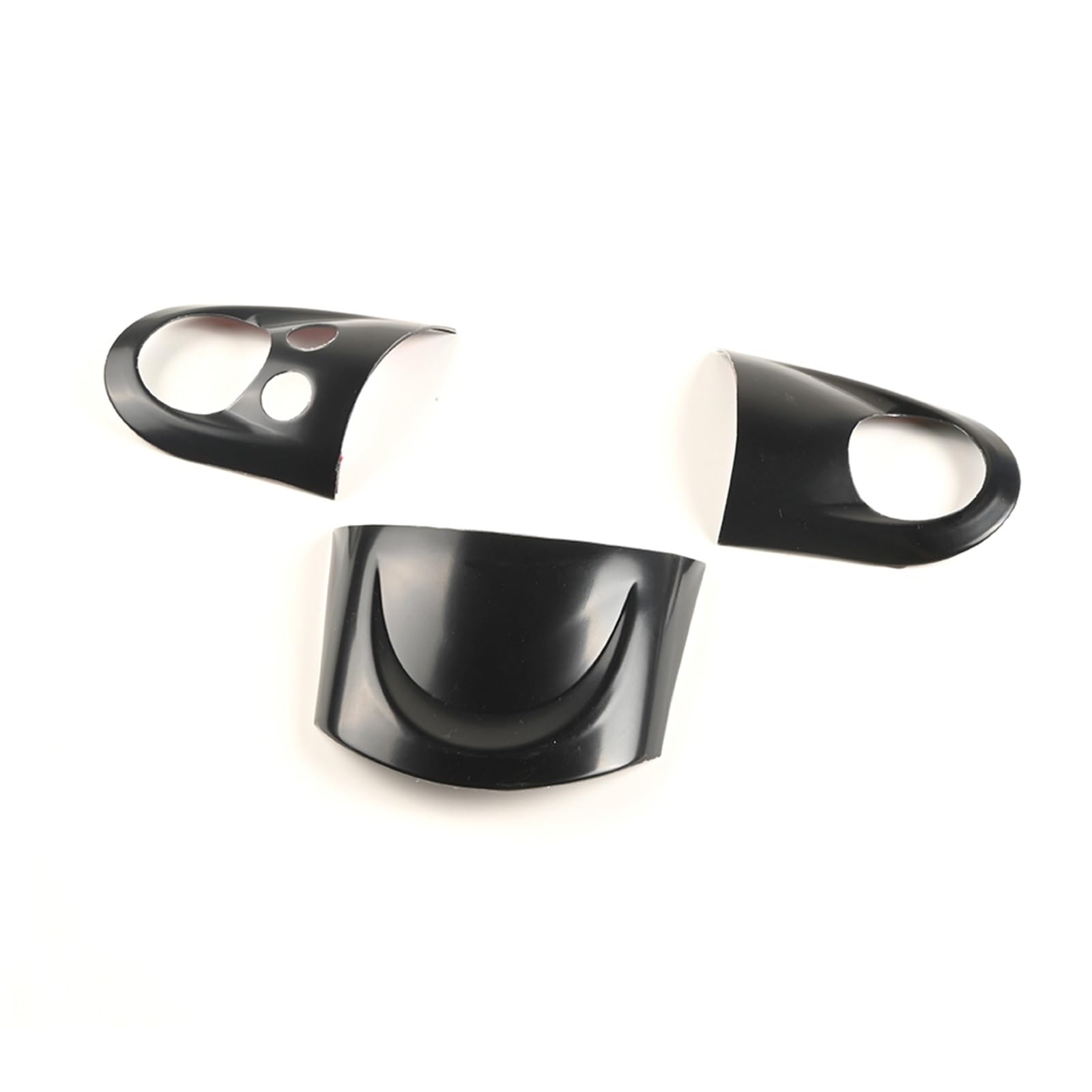 Dla MINI COOPER R55 R56 R57 R58 R59 R60 R61 Panel kierownicy przycisk naklejka naklejka na pokrywę Case akcesoria wewnętrzne(Black)