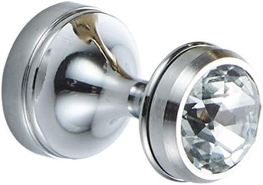 Brass Towel Hook Decorative Mini Hook with Crystal Head