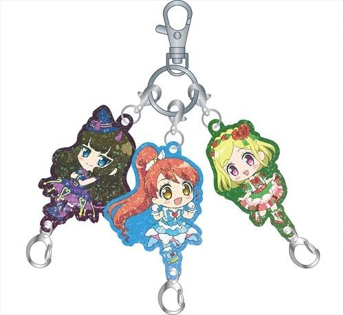 Amazon プリパラ あろま みかん ふわり 3連キーホルダー アニメ 萌えグッズ 通販
