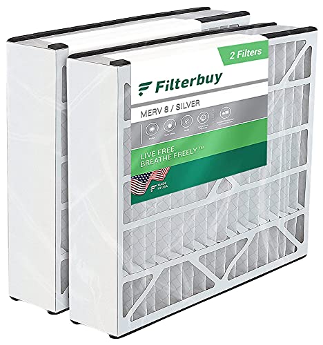 Weekly Top Sale Filterbuy 16x25x5 Air Filter MERV 8 (2-Pack), Pleated Replacement HVAC AC Furnace Filters for Trion Air Bear 255649-105 (Actual Size: 15.63" x 24.13" x 4.88") Weekly Top Sale Filterbuy 16x25x5 Air Filter MERV 8 (2-Pack), Pleated Replacement HVAC AC Furnace Filters for Trion Air Bear 255649-105 (Actual Size: 15.63" x 24.13" x 4.88")