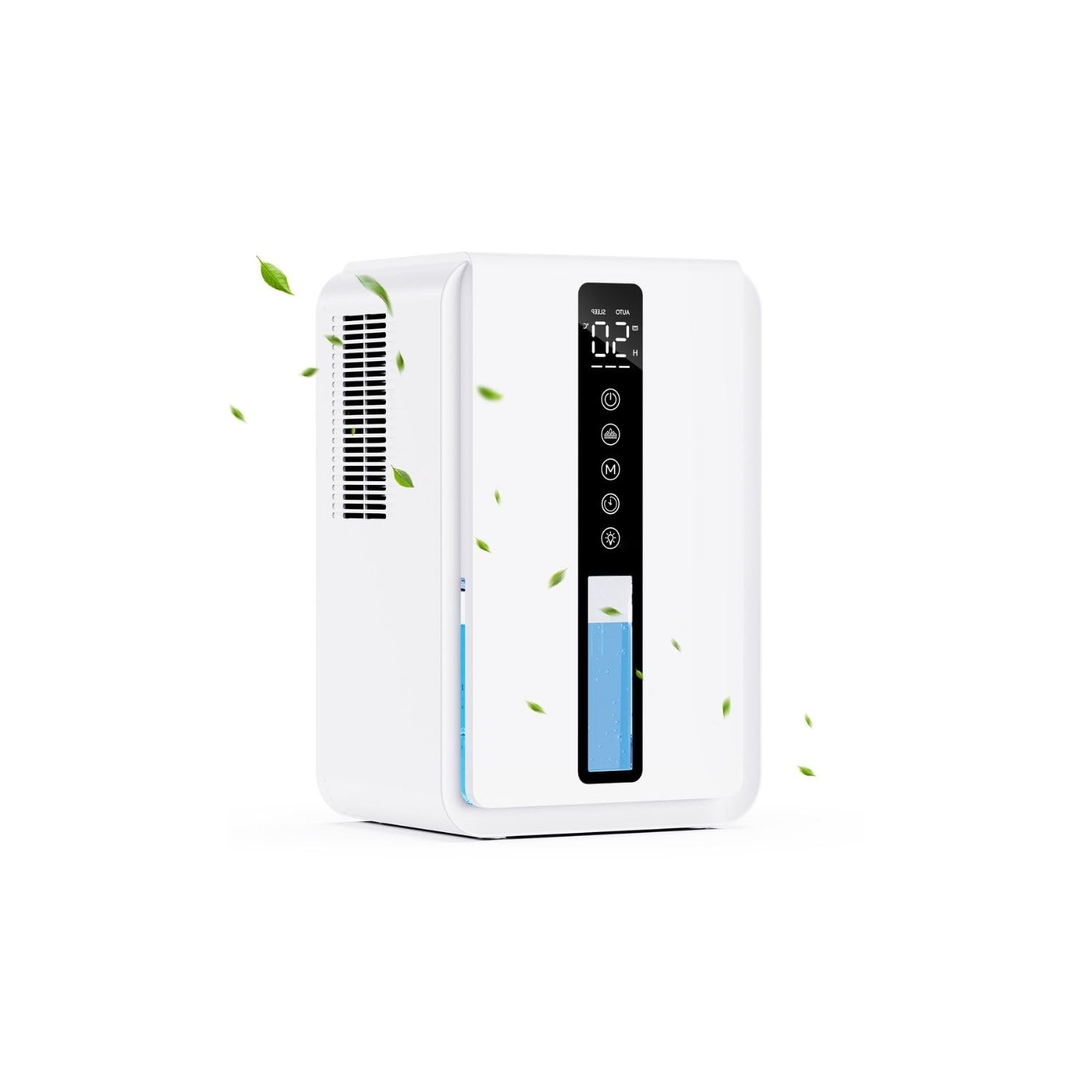 Deshumidificador Bajo Consumo con Tanque de 1.8L, Deshumidificador Electrico Doble Velocidad y Dos Modos, Anticongelante & Apagado por Seguridad, Temporizador y Luz RGB - Ideal para Dormitorios, Baños — view 10