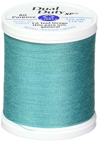 Hilo Coats Dual Duty XP 125 yd Azul Aqua miniatura 1