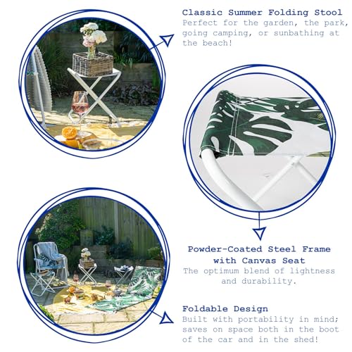 Harbour Housewares Klassische Klapphocker - Grau - Pack Von 2 – Bild 5