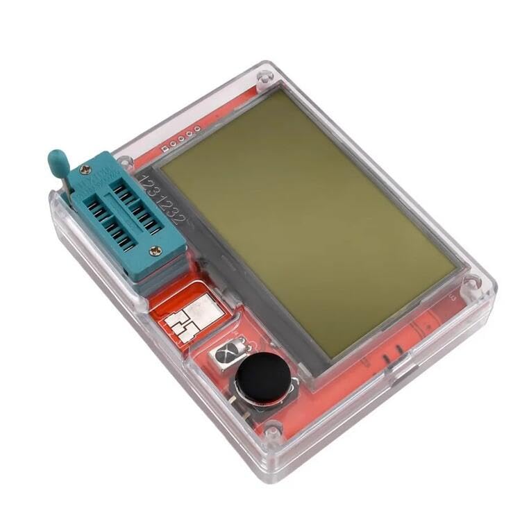 TFT LCD Multimeter Transistor Tester, Colorful Display for Diode Triode MOS/PNP/NPN Capacitor Resistor Transistor LCR-T10H