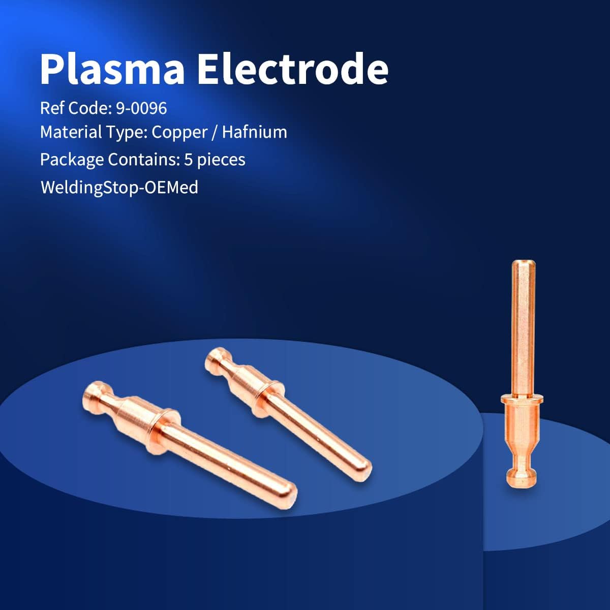 WeldingStop 9-0090 9-0094 9-0096 SL40 Electrode Tip Standoff fit Thermal Dynamics Cutmaster 42/12+ Plasma Cutter SL40 Plasma Torch Consumables 11pcs
