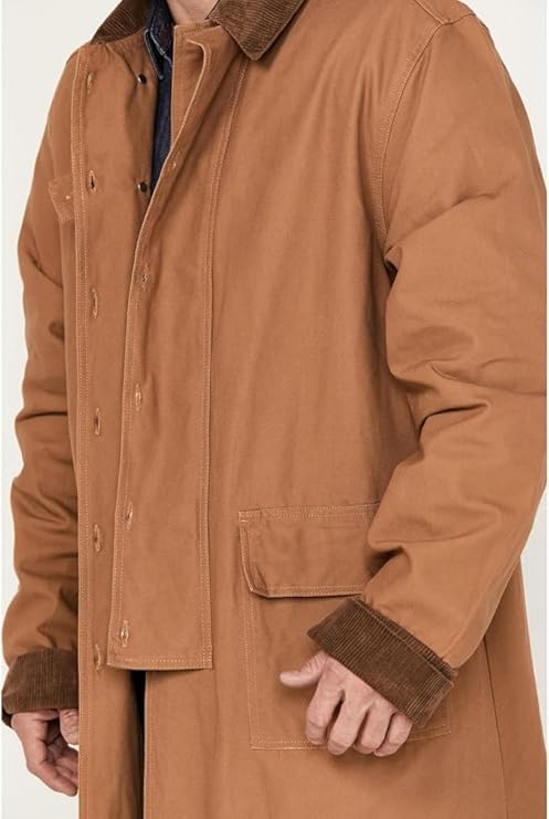 Men's western gunfighter cowboy old Vest mens black denim Cotton long coat duster Full Length Jackets3