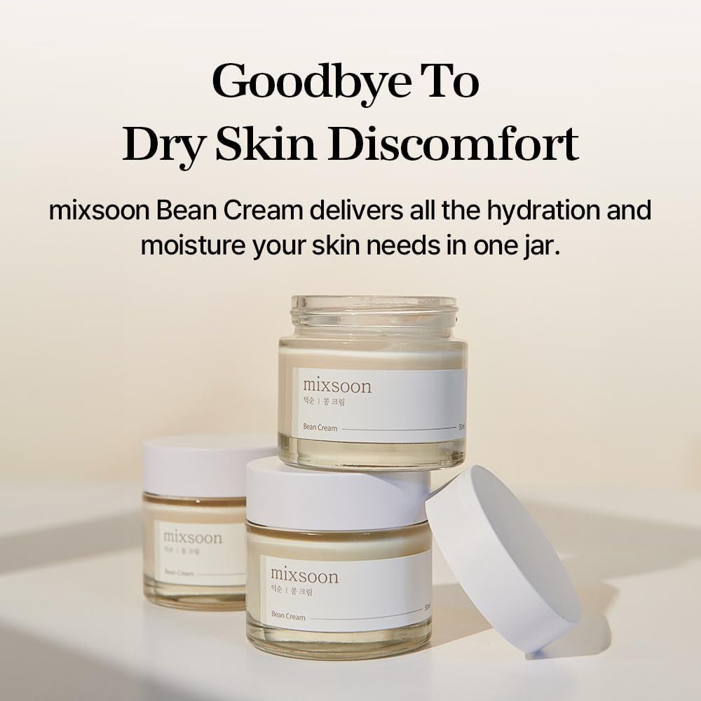 mixsoon Bean Cream, Nourishing Fermented Soy Moisturizer for Smooth Texture & Pore Care - Image 3
