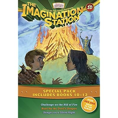Imagination Station Books 10-12 Pack: Challenge on the Hill of Fire / Hunt for the Devil's Dragon / Danger on a Silent Night
