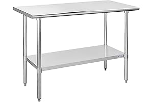 Hally Premium Stainless Steel Work Table - Your Kitchen's Invaluable Ally