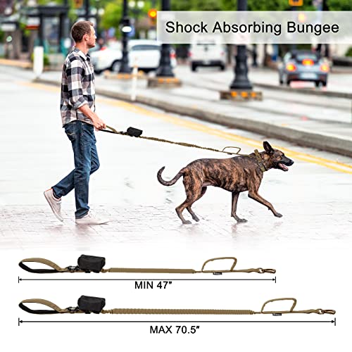 Collier tactique militaire pour chien d'élite en nylon robuste - 14