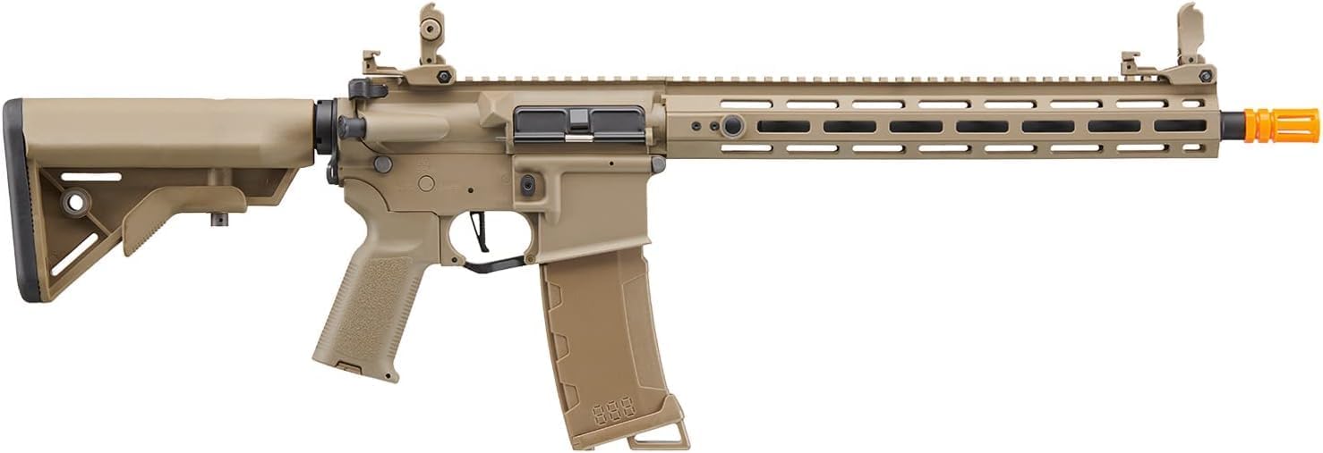 Lancer Tactical Gen 3 SPR Interceptor M4 Airsoft with Programmable Mosfet/ETU-Electric Full/Semi-Auto AEG Rifle (Lipo Battery & Charger Included)