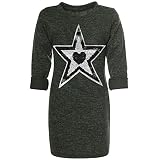 BEZLIT Mädchen Pullover Kleid Wende-Pailletten Pulli Sweatshirt 21558 Grün 128