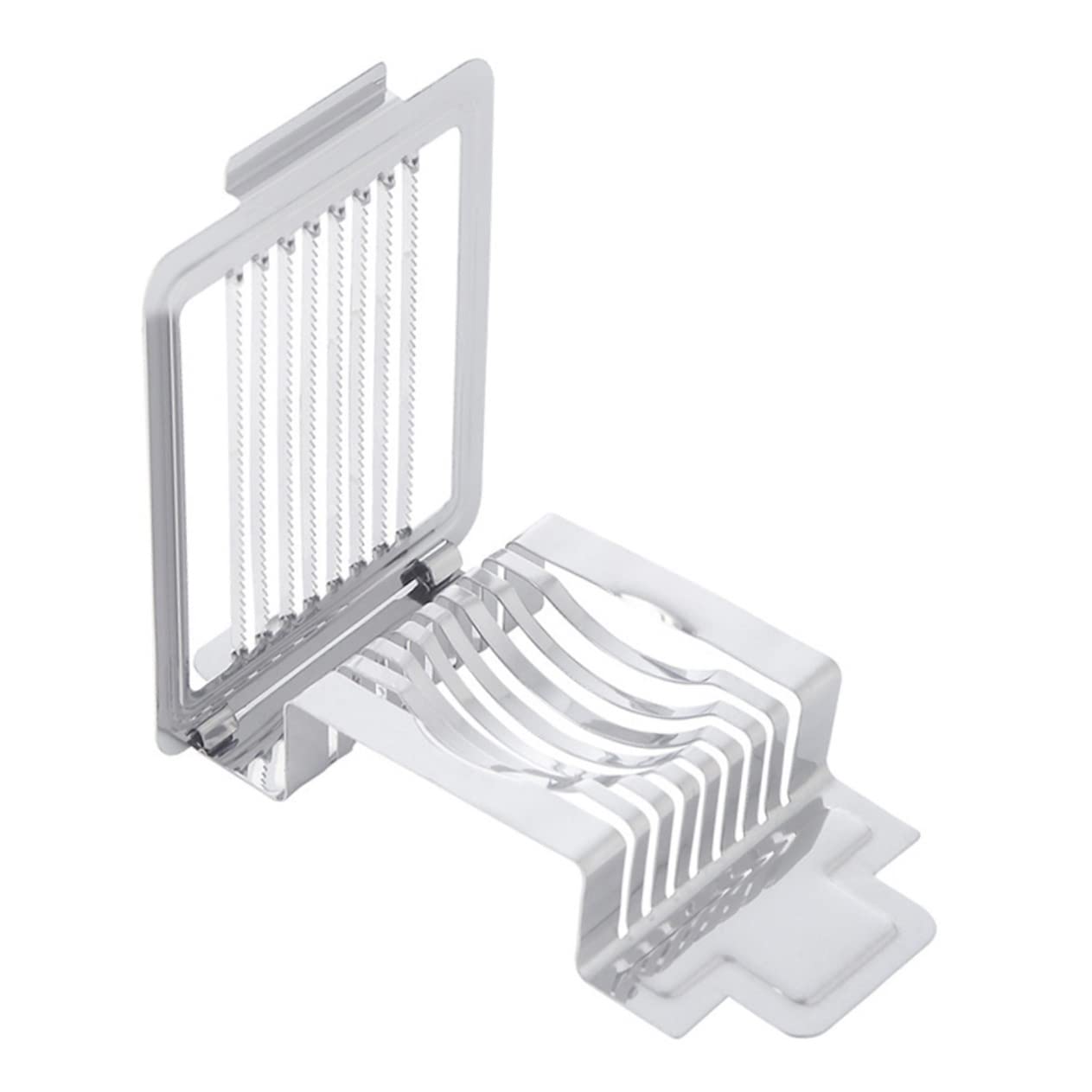 FUNOMOCYA Egg Slicer Egg Cutting Tool Stainless Steel Slicer Multipurpose Wire Splitter