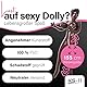 Liebespuppe Miss Dolly Black aufblasbare Gummipuppe Frau mit große Brüsten und 3 Lustöffnungen, Lebensgröße 155 cm Erotik Puppe Scherzartikel Männer für JGA Abschied