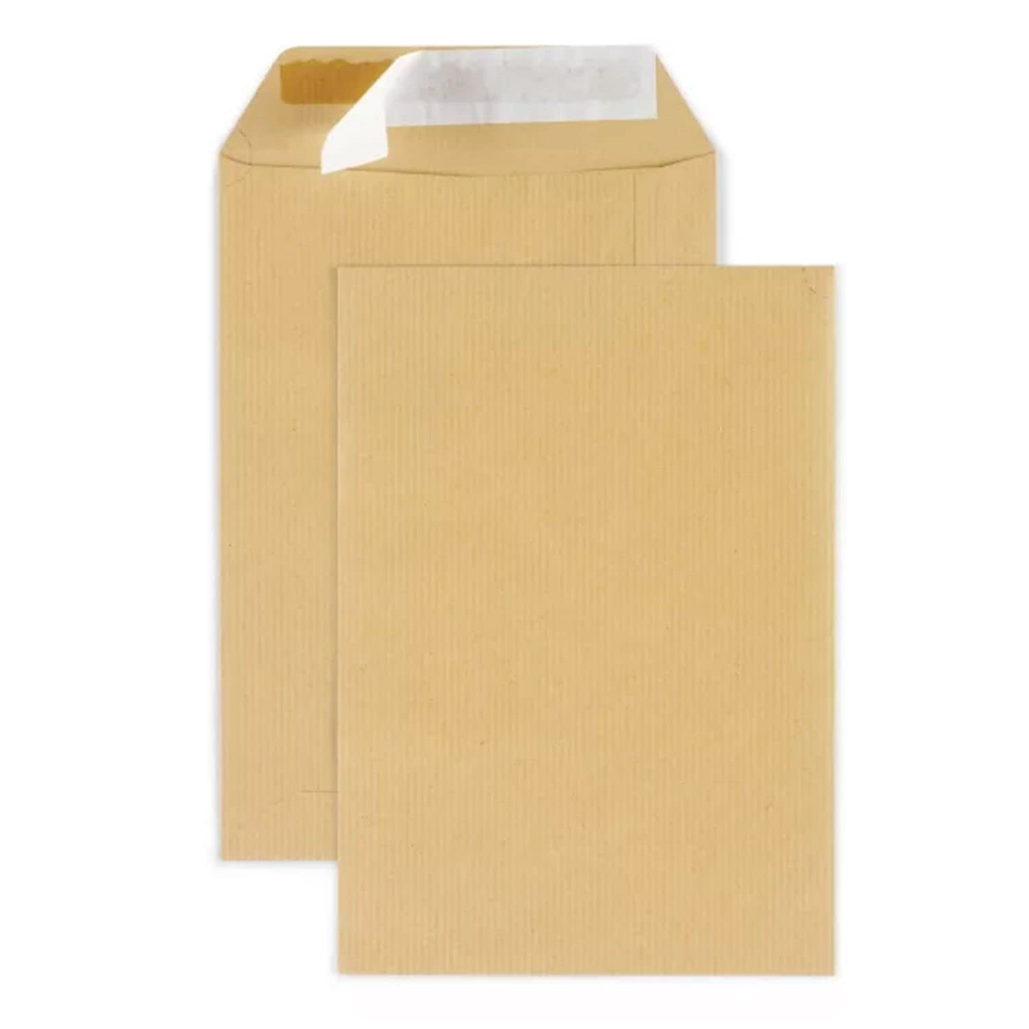 200 kraft paper pockets - 16.2 x 22.9 cm