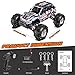 SIMREX 1/16 Scale Hobby RC Car, 36 KPH High-Speed 4WD RC Truck, 2.4 GHz Remote Control Car, All-Terrain Electric Vehicle, 4X4 Remote Contral Moster Truck for Kids and Adults
