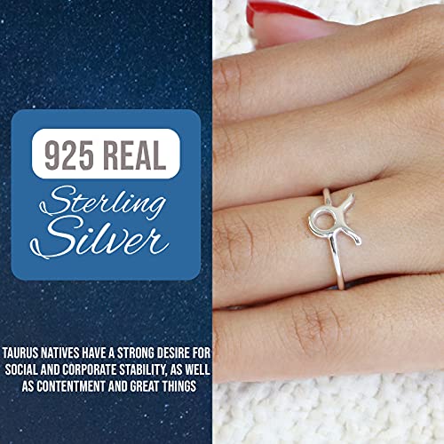 CloseoutWarehouse 925 Sterling Silver Zodiac Signs Ring4