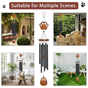 Dog Memorial Gifts for Loss of Dog Loss of Dog Sympathy Gift 32 Dog Memorial Wind Chimes Pet Memorial Gifts for Dogs Dog Remembrance Gift rainbow Bridge  Cucciolini Doodles Dog memorial gifts for loss of dog loss of dog sympathy gift 32 dog memorial wind chimes pet memorial gifts for dogs dog remembrance gift rainbow bridge   cucciolini doodles