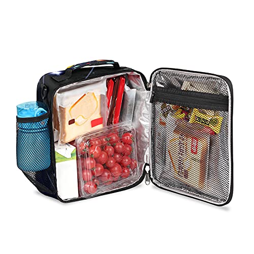 Tropicallife Space Kids Lunch Boxes, Galaxy Universe Insulated Lunch Bag For Kids With Adjustable Shoulder Strap, School Lunch Box For Boys & Girls, Reusable Adults Lunch Tote For Work Travel #TOP1