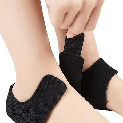 2PCS Fascite Plantare,con supporto per arco plantare,Proteggi Tallone In Silicone,Tazze del tallone Cuscinetti del tallone Cuscino del tallone per alleviare il dolore e la pressione al tallone Heel