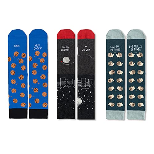 UO Calcetines divertidos de regalo para parejas. Talla 42-46