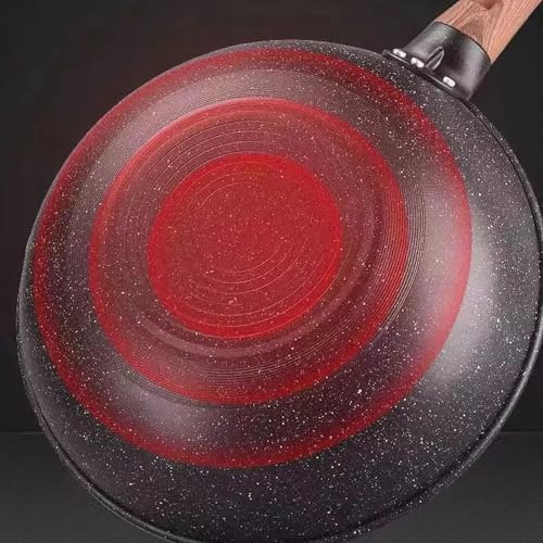 Wok antiadherente con recubrimiento piedra médica natural 32 cm miniatura 6