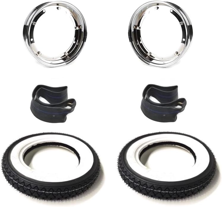 2er-Set Butylschläuche 10×2.125 – Inkl. 2 Reifenhebern – Dickwandig 1,8 Mm, Robust & Luftdicht – Für Elektroroller & Balance-Bikes