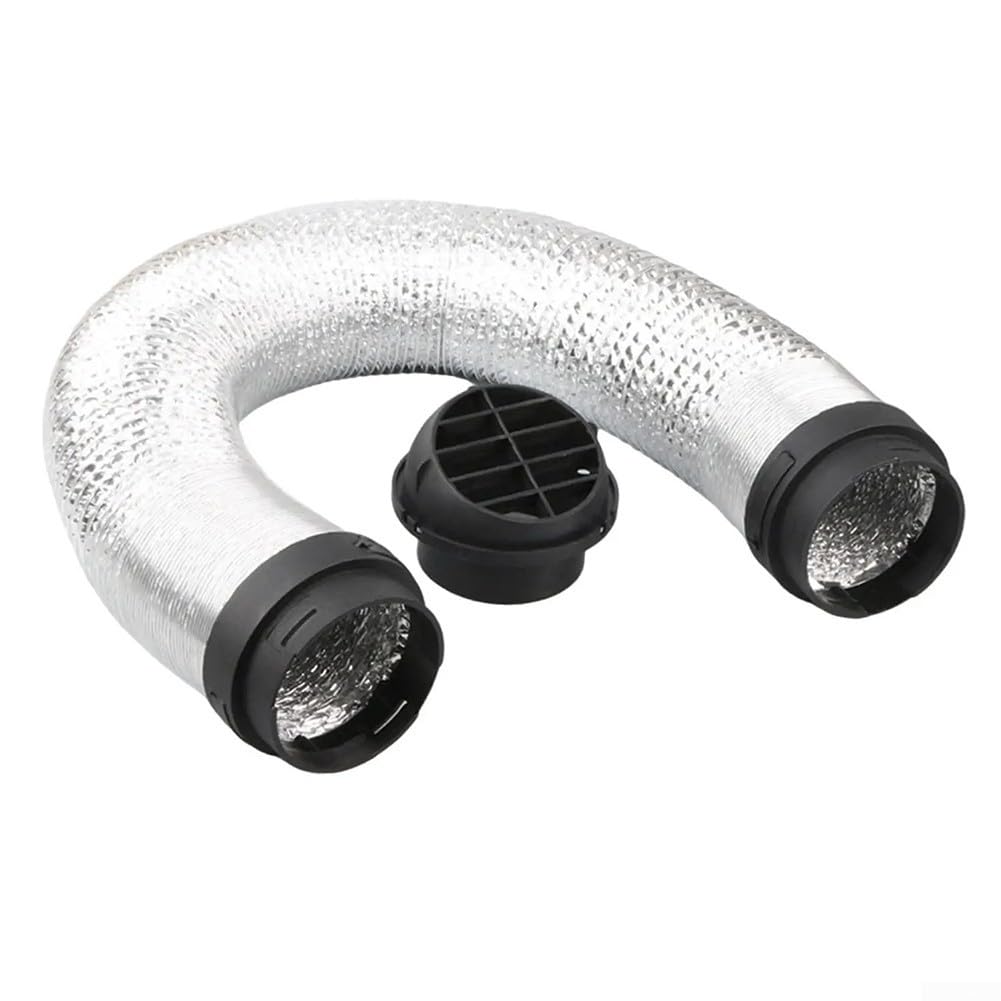 75mm Diesel Heater Duct 150cm Flexible Aluminium Extension