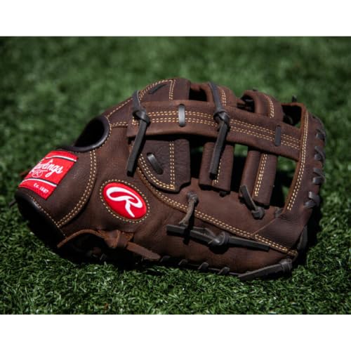 Rawlings | PLAYER PREFERRED Baseball First Base Glove | Left Hand Throw | 12.5" - Single Post Double Bar Web - image 7