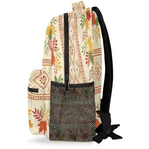 Mochila ligera para laptop de 15.6 pulgadas con estampado botánico 3